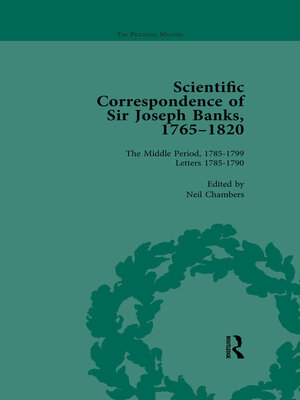 cover image of The Scientific Correspondence of Sir Joseph Banks, 1765-1820 Vol 3